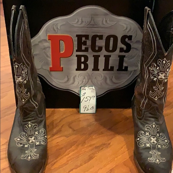 Pecos Bill cowgirls leather boots - Picture 6 of 8